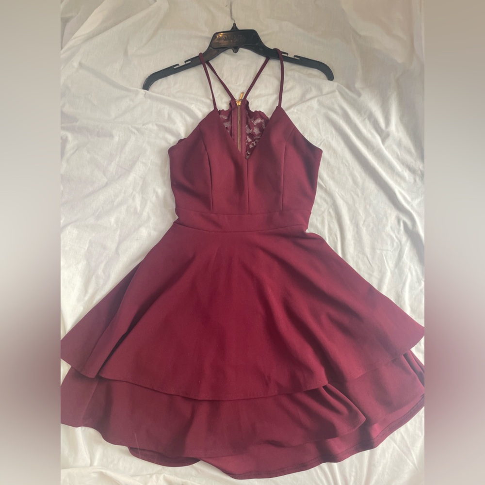 Maroon Dress